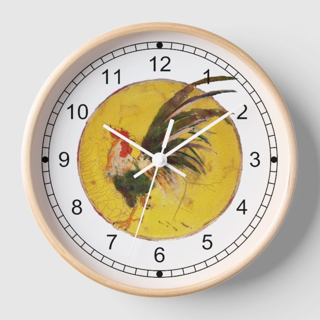 Horloge - Soleil et Rooster (Recto)