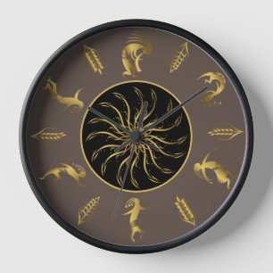 Horloge Sothwestern Party Dancing Kokopellis
