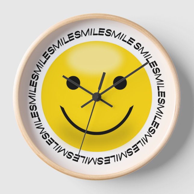 Horloge Sourires amusants (Recto)