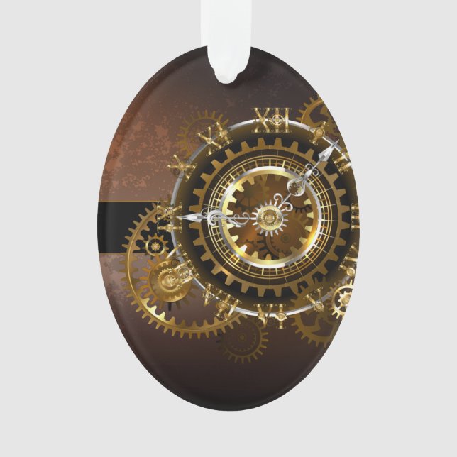 Horloge Steampunk avec des engrenages anciens (devant)