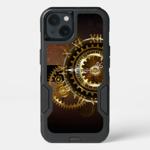 Horloge Steampunk avec des engrenages anciens