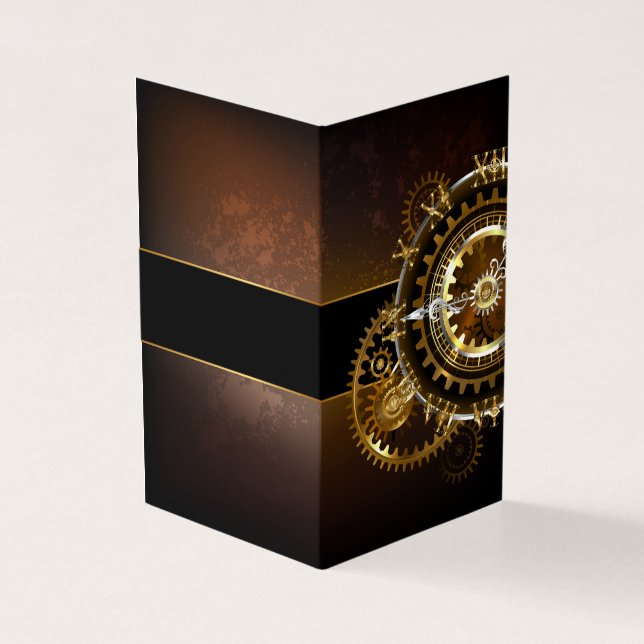 Horloge Steampunk avec des engrenages anciens (Outside)