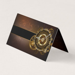 Horloge Steampunk avec des engrenages anciens