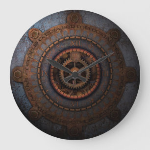 Horloge Steampunk Rouages Métal