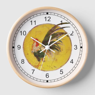 Horloge - Sun et coq
