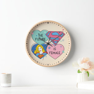 Horloge Supergirl "L'avenir est féminin"