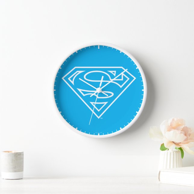 Horloge Supergirl Outline S-Shield (Maison)