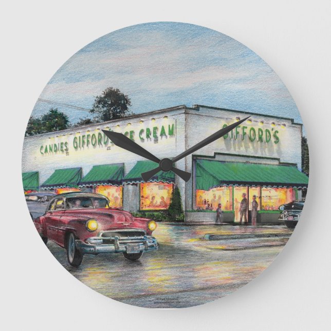 Horloge "Sweet Memories" de Paul McGehee (Recto)