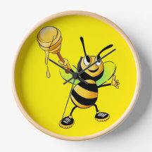 Sweet Time with Our Honey Bee Clock! 🍯🐝
