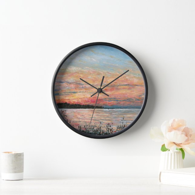 Horloge Tableau de bord de plage Sunset (Maison)