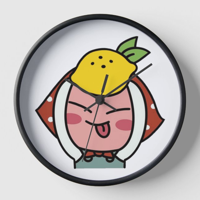Horloge Tablier Citron Apeach (Recto)
