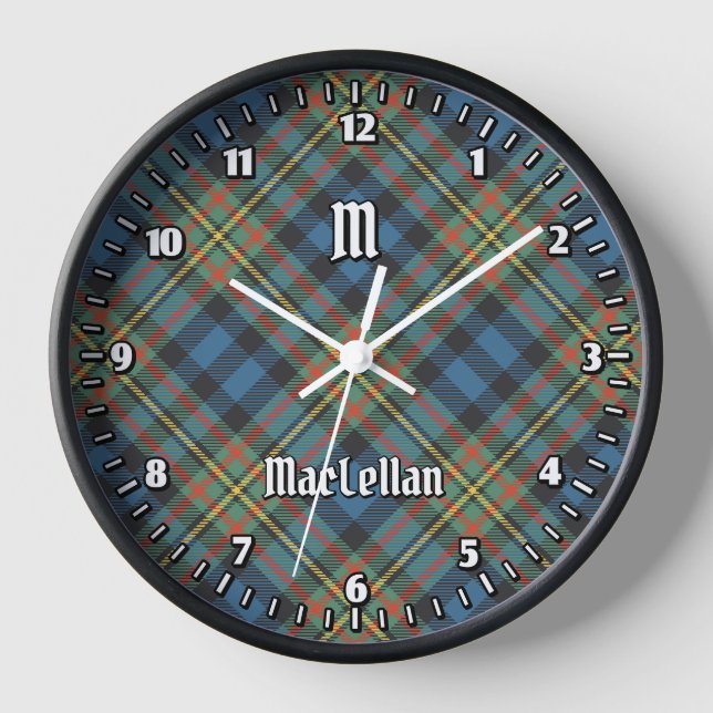 Horloge Tartan ancien du clan MacLellan (Recto)