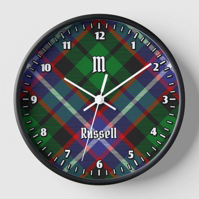 Horloge Tartan du clan Russell (Recto)