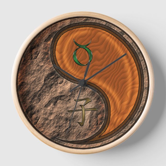 Horloge Taureau & Rat de bois (Recto)