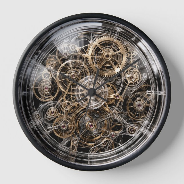 Horloge Techno geek quartz clock DIY (Recto)