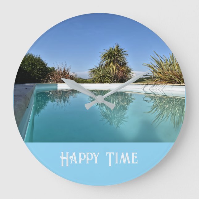 Horloge Teintes Bleues (Recto)