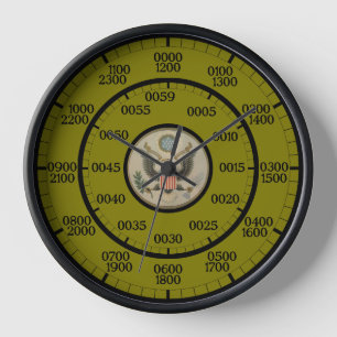 Horloge Temps militaire Drab Green Americana