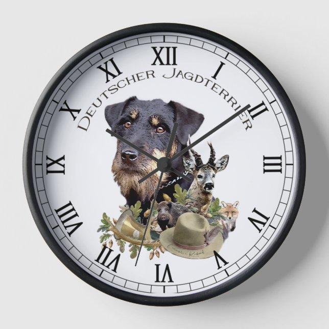 Horloge Térrier de chasse  (Recto)
