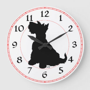 Horloge Terrier Écossais