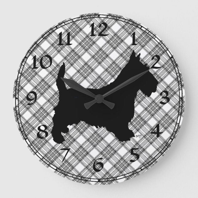 Horloge Terrier Écossais (Recto)