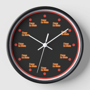 Horloge The Time to ride Clock