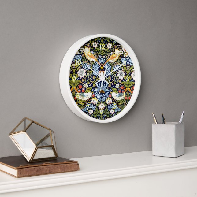 Horloge Thief de fraises par William Morris (Bureau)