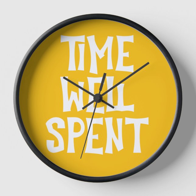 Horloge Time Well Spent v01 (Recto)