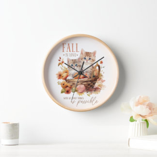 Horloge Tombez amoureux d'autant de choses que possible