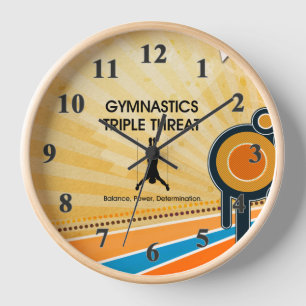 Horloge TOP Gymnastique triple
