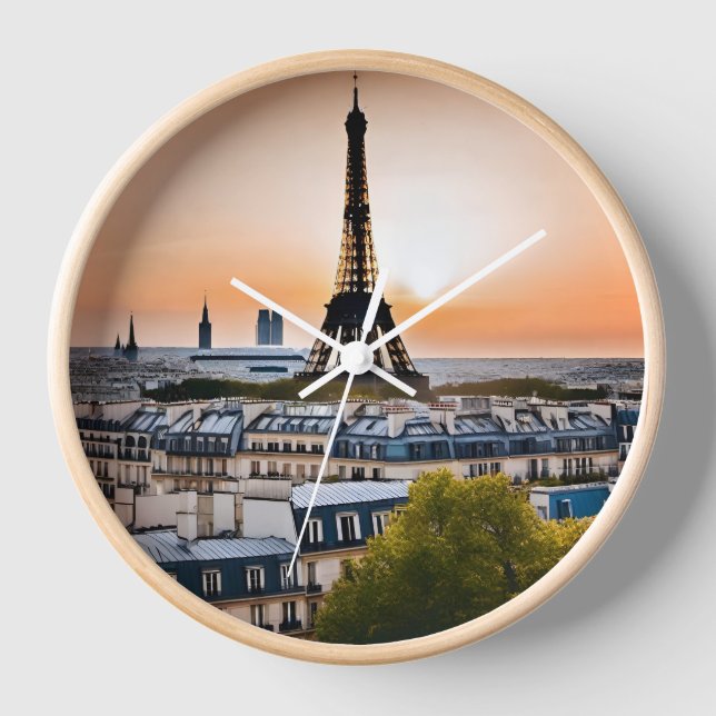 Horloge Tour Eiffel Paris (Recto)