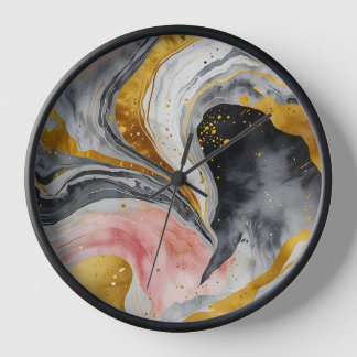 Horloge Tournois de marbre doré