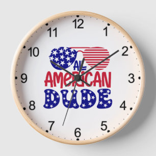 Horloge Tous les mecs américains