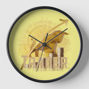Horloge Trader doré