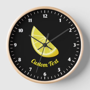 Horloge Tranche de citron