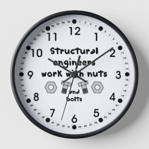 Horloge Travail de Structural Engineers