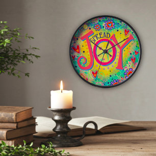 Horloge Trendy Stylish Étendre Joy Citation Inspirivity Ho