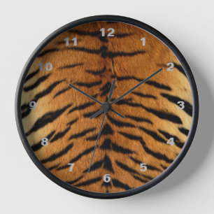 Horloge Tribal Safari jungle animal Tigre Imprimer