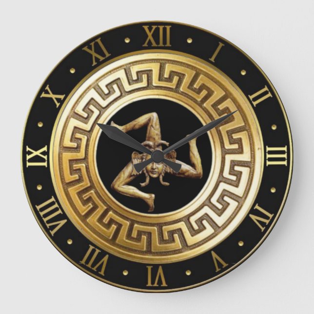 Horloge Trinacrie Sicilienne Medusa (Recto)