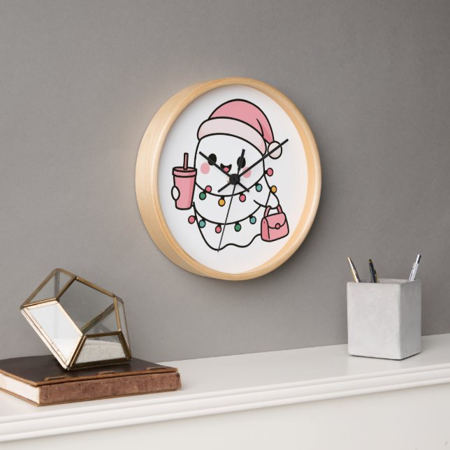 Horloge Trop mignon pour parler Noël (Bureau)