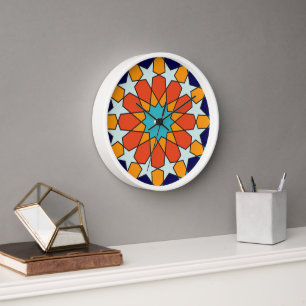 Horloge Tropical Breeze Mosaïque marocaine