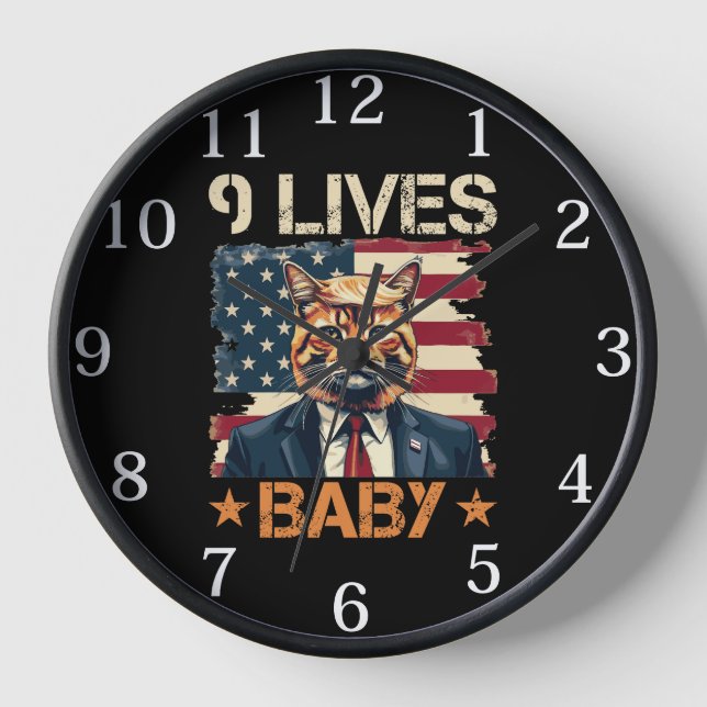 Horloge Trump 9 Vies Bébé (Recto)