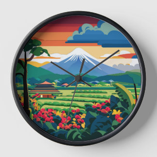 Horloge ubud bali indonesia clocks paysage