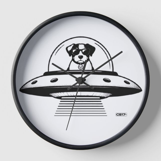 HORLOGE UFO PETS (Recto)