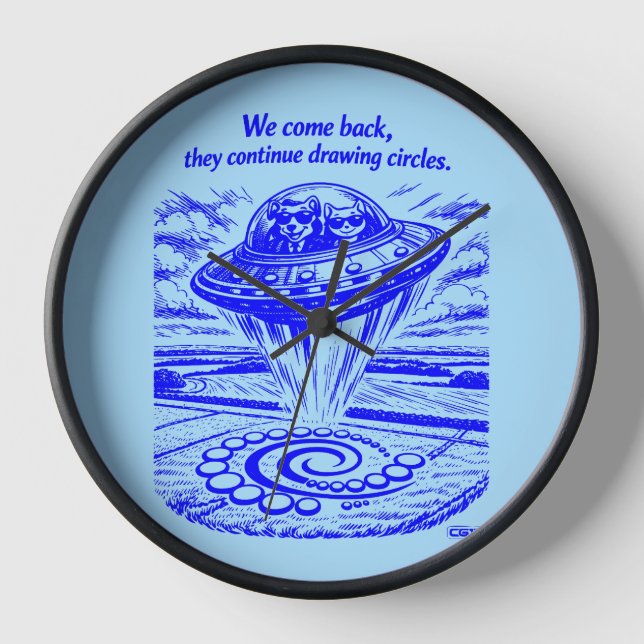 HORLOGE UFO PETS (Recto)