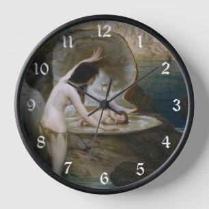 Horloge Un bébé aquatique retrouvé dans un coquillage par