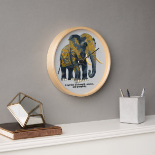 Horloge Un symbole de force, de sagesse et de prospérité.
