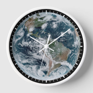 Horloge Une Chaîne Perdue De Cyclones Tropicaux