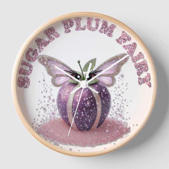 Horloge Une Fée Sucre Plum (Recto)