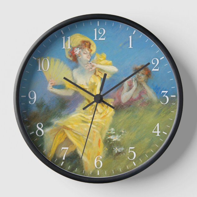 Horloge Une fille dansante  (Recto)