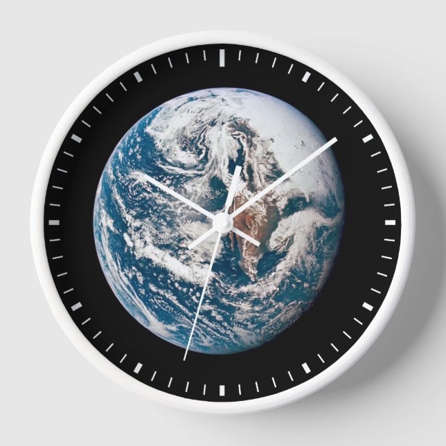 Horloge Une Terre Tirée De L'Appareil Spacecraft Apollo 10 (Recto)